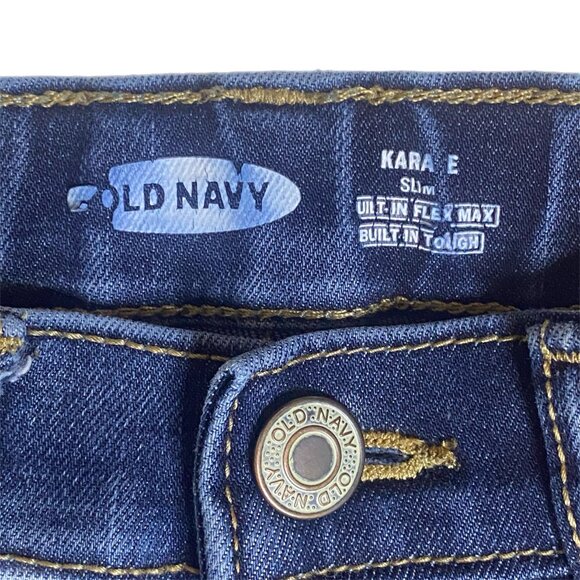 Old Navy Kids Dark Blue Jeans - Picture 7 of 9